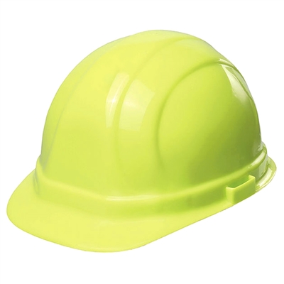 This lime Hi-Vi hard hart can help for increased safety. Durable and adjustable