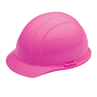Hard Hat 4 Point Suspension Hi Visability Pink