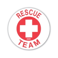 Hard Hat Emblem Rescue Team