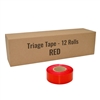 Triage tape red 12 pack