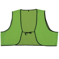Plastic Safety Vest - Hi-Vis Lime