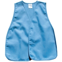 cloth safety vest light blue