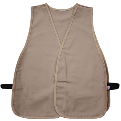 Cloth Safety Vest - Tan