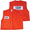 Deluxe ICS Cloth Safety Vest - Orange