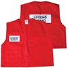 Deluxe ICS Cloth Safety Vest - Red