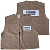 Deluxe ICS Cloth Safety Vest - Tan