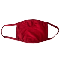 Cloth Face Mask Red