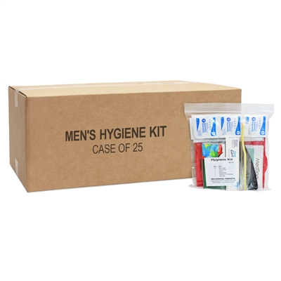 Men's Hygiene Kit case of 25