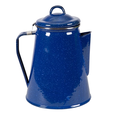 Enamel Percolator Coffee Pot 8 Cup