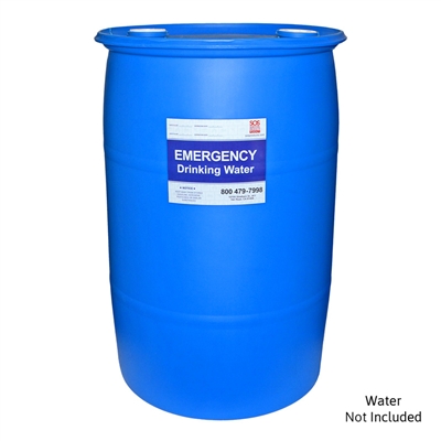 30 Gallon Water Barrel for emergencies