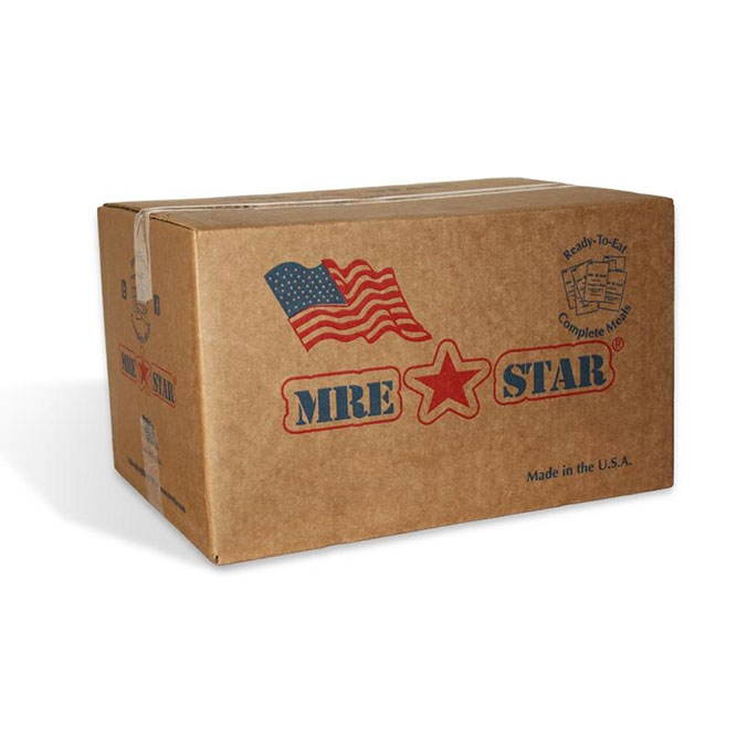 MRE Star Full Meal case of 12 - The Star MRE is an MRE meal ready to eat.  Also known as "MRESTAR", they're popular in the military but are good for  any