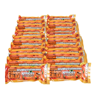 Millennium Energy Bar - Apricot - 24-Pack