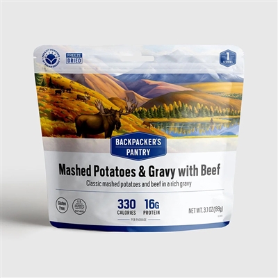 Backpacker's Pantry Mashed Potatoes with Beef & Gravy