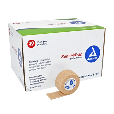 Sensi Wrap Self Adherent Bandage 1 in x 5 yd 30 pack