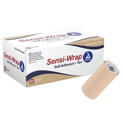 Sensi Wrap Self Adherent Bandage 3 in x 5 yd 24 Pack