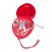 CPR Rescue Mask Kit with oxygen inlet