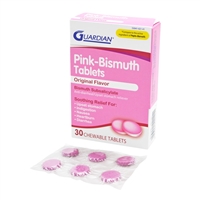 Bismuth Chewable Tablets - 30 Tablets