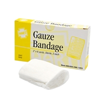 Gauze Bandage 2" x 6 Yard - Sterile Rolled Gauze - 2 Unit Box
