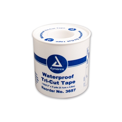 Waterproof Tri-Cut Tape 2" x 5 Yds. - Plastic Spool