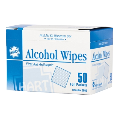 alcohol prep pads 50 pack