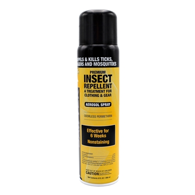 SP602 Sawyer Premium Insect Repellent for Clothing, Gear & Tents - 9 oz Aerosol