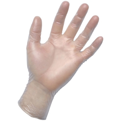 Vinyl Exam Gloves Large 100 Pack