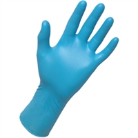 Blue Nitrile Exam Gloves - Large 100 pack