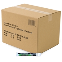 Light Stick 12 Hour Green Case of 500