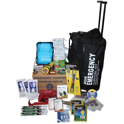 This 5 Person Deluxe Emergency Kit has all the supplies you would need  to take care of an emergency.