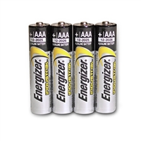 Energizer AAA Alkaline Batteries 4 Pack