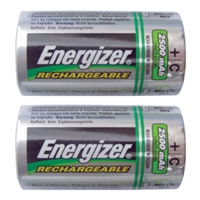 Energizer C Rechargeable Batteries 2 Pack