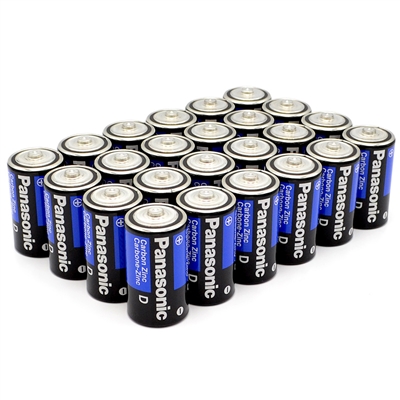 D Cell Batteries 24 Pack