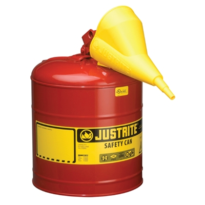 5 Gallon Safety Gas Can with Funnel is durable and offered at a great price at SOS Survival Products.