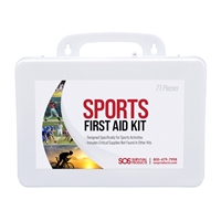Purchase this sports first aid kit that is designed for all sports activities.