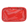 Multi Pocket Accessory Pouch - Red