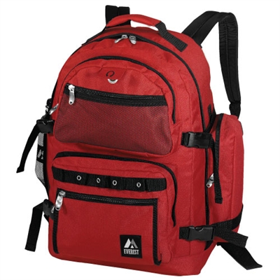 Oversized Deluxe Backpack - Red