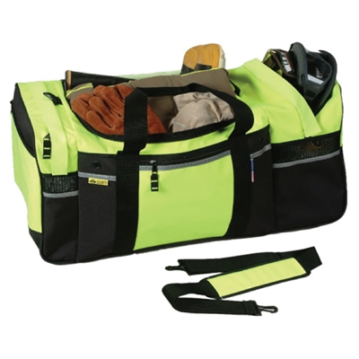Hi Visibility Lime Large Turnout Gear Bag