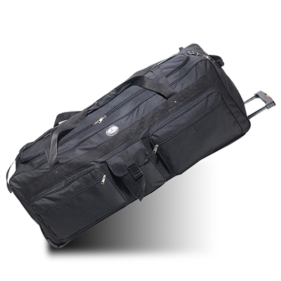 42 in Wheeled Duffel Bag - Black