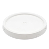 White Tear-Tab Gasketless Plastic Pail Lid