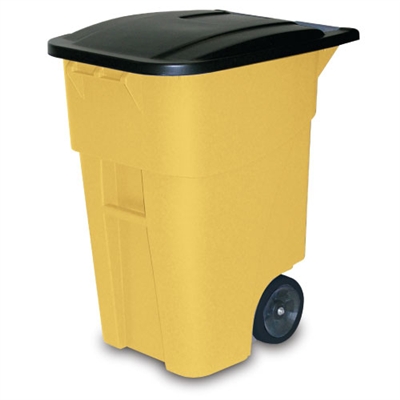 32 Gal. Plastic Extra Large Trash Can with Wheels