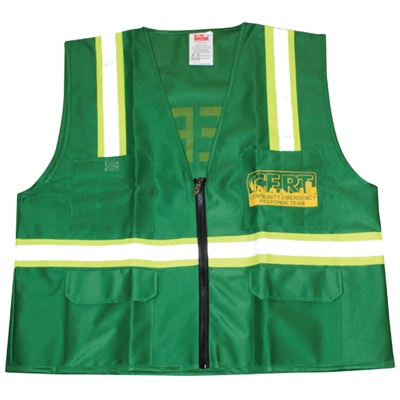 Deluxe CERT Vest with Reflective Stripes - X-Large