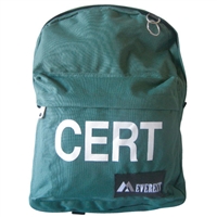 Purchase a CERT Backpack. A CERT backpack is big enough to hold all your gear for camping or hiking