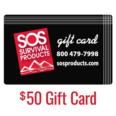50 dollar SOS Gift Card