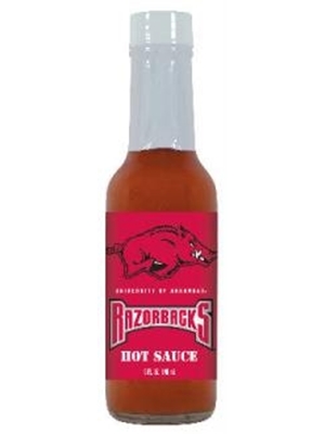 Collegiate Football Hot Sauce - Arkansas Razorbacks
