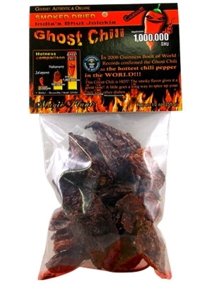 Dried Whole Ghost Chiles Pods