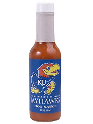 Collegiate Football Hot Sauce - Kansas Jayhawks