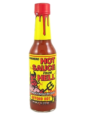 Habanero Hot Sauce From Hell Beyond Hot
