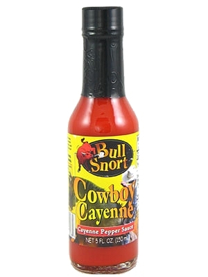 Bull Snort Cowboy Cayenne Pepper Hot Sauce
