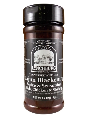 Historic Lynchburg Tennessee Whiskey Cajun Blackening Spice and Seasoning