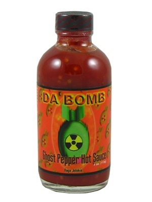 Da' Bomb Ghost Pepper Hot Sauce